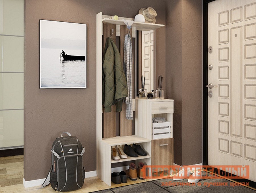 Прихожая  Яр Ясень Шимо темный / Ясень Шимо светлый