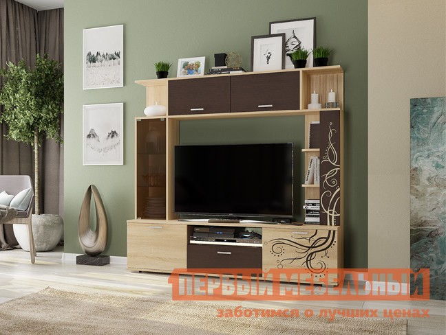 Гостиная  Ника Дуб Сонома / Венге