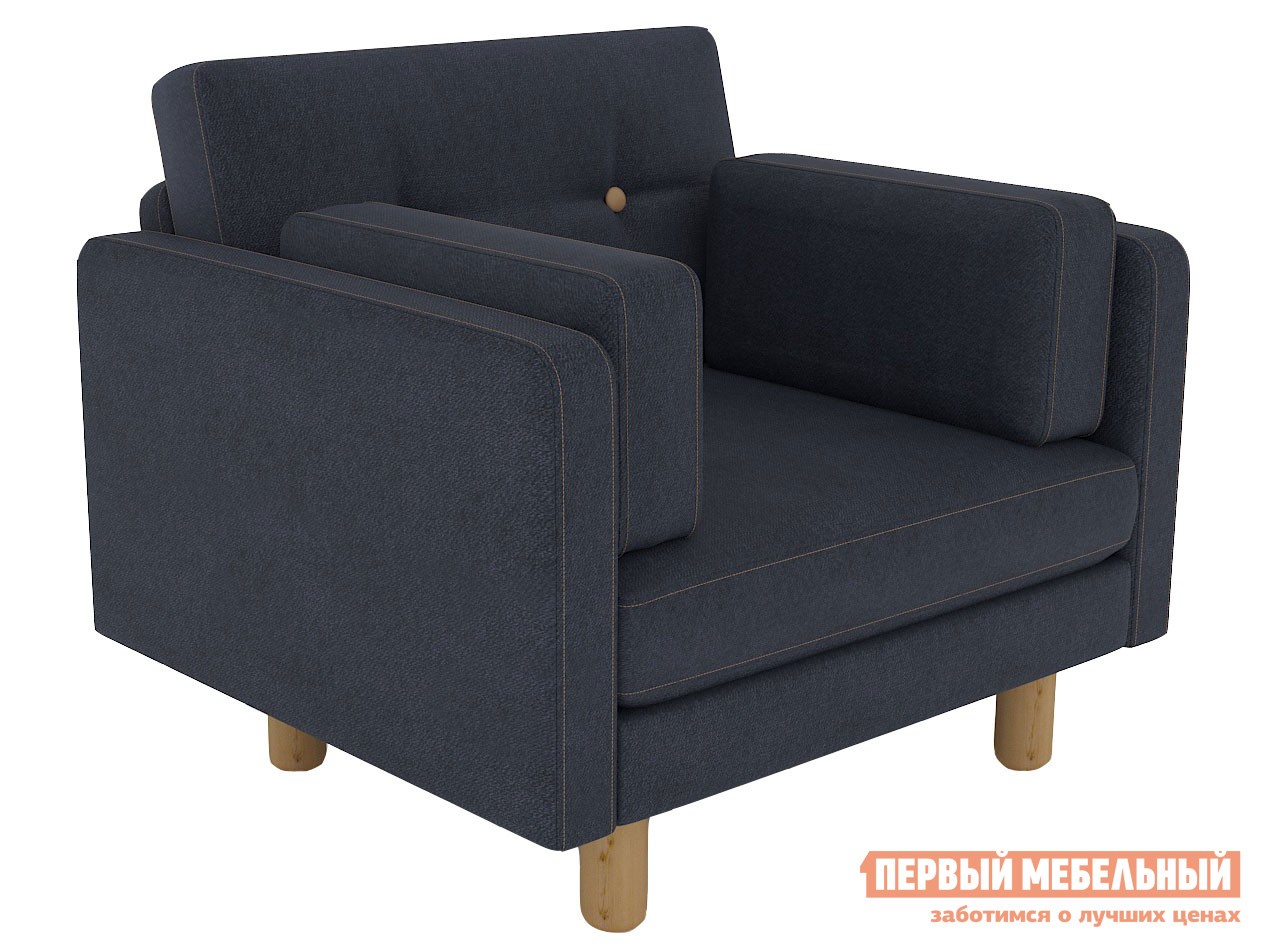 Кресло  Ингвар Графит, велюр