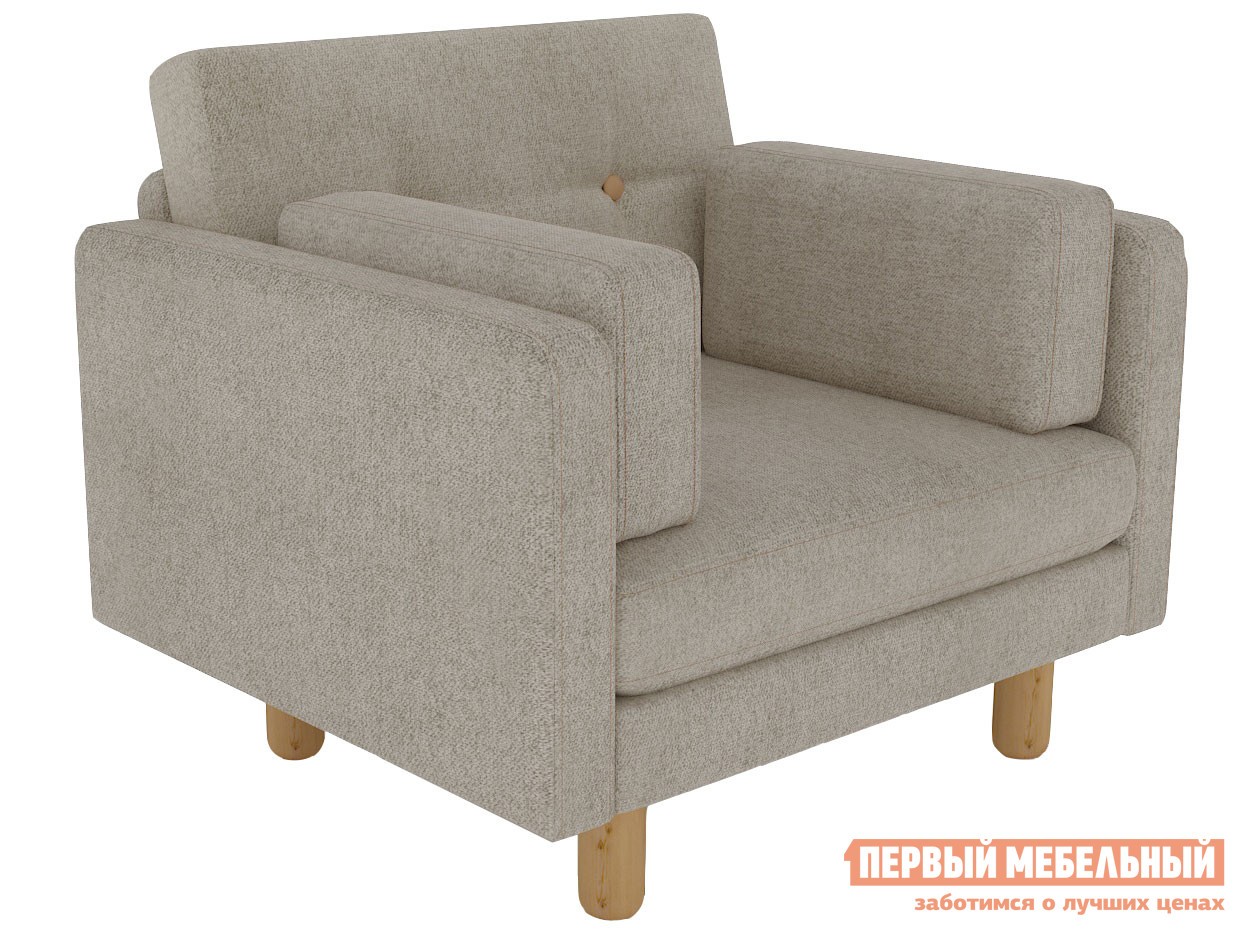 Кресло  Ингвар Бежевый, велюр