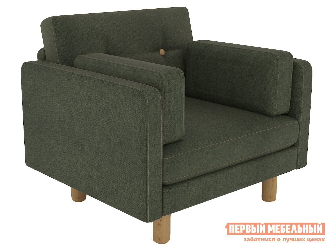 Кресло  Ингвар Зеленый, велюр