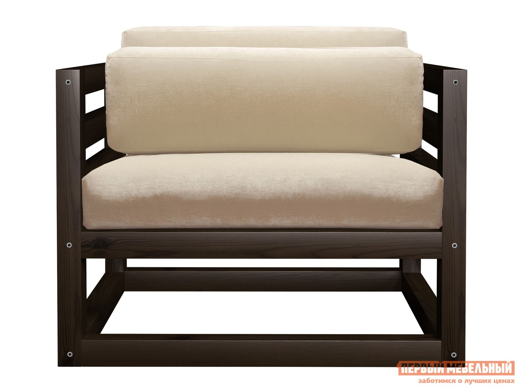 Кресло  Магнус Венге, Белый, вельвет