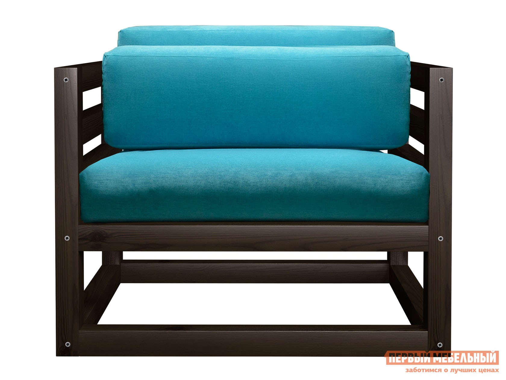 Кресло  Магнус Венге, Бирюзовый, вельвет