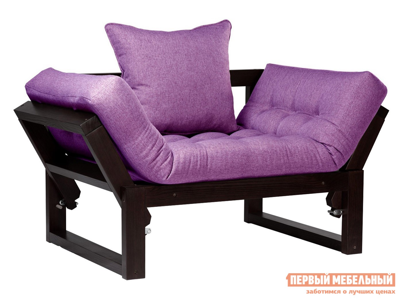 Кресло  Амбер Венге, Фиолетовый, рогожка