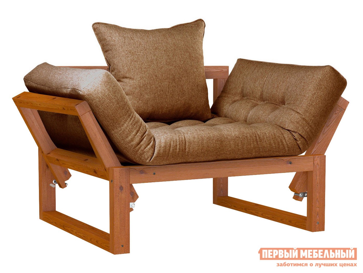 Кресло  Амбер Вишня, Коричневый, рогожка