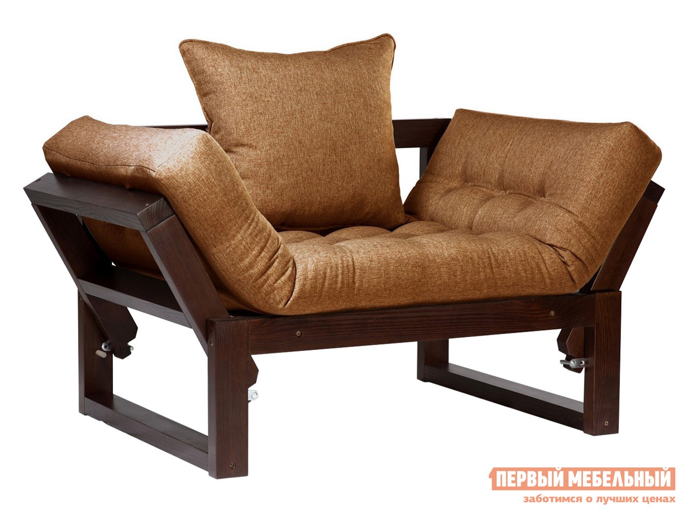 Кресло  Амбер Орех, Коричневый, рогожка