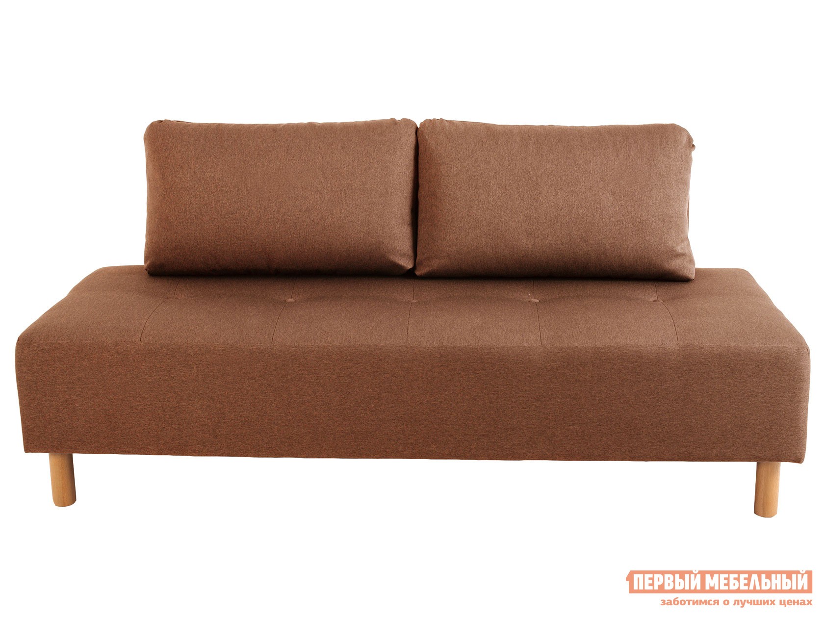 Прямой диван  Свельд Коричневый, рогожка