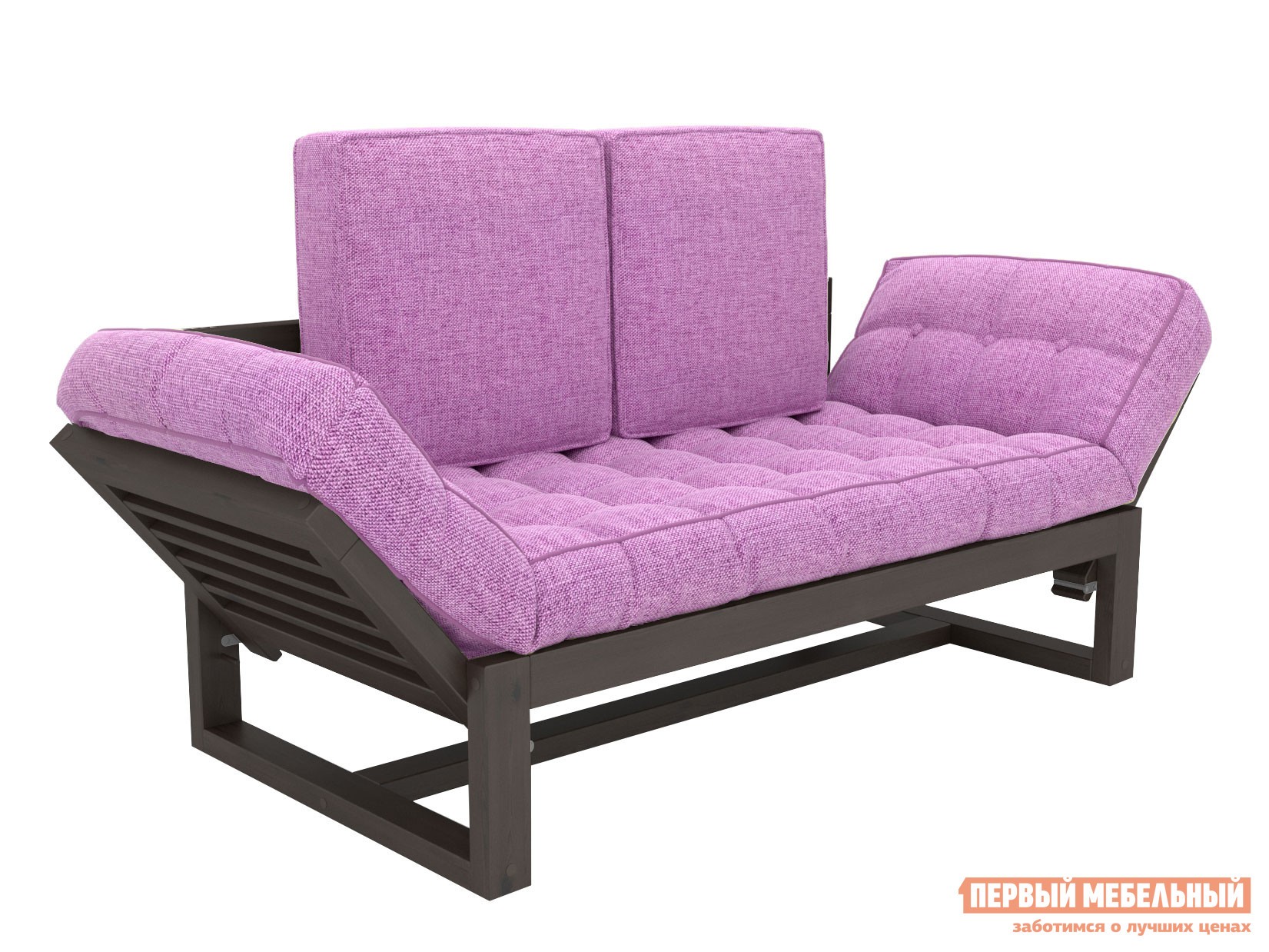 Прямой диван  Балтик Венге, Фиолетовый, рогожка