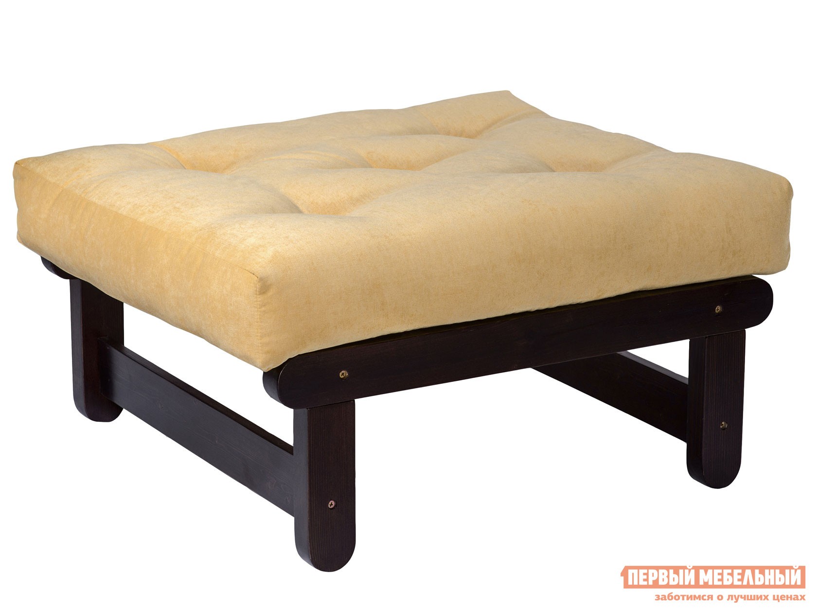 Пуфик  Сламбер П Венге, Бежевый, вельвет