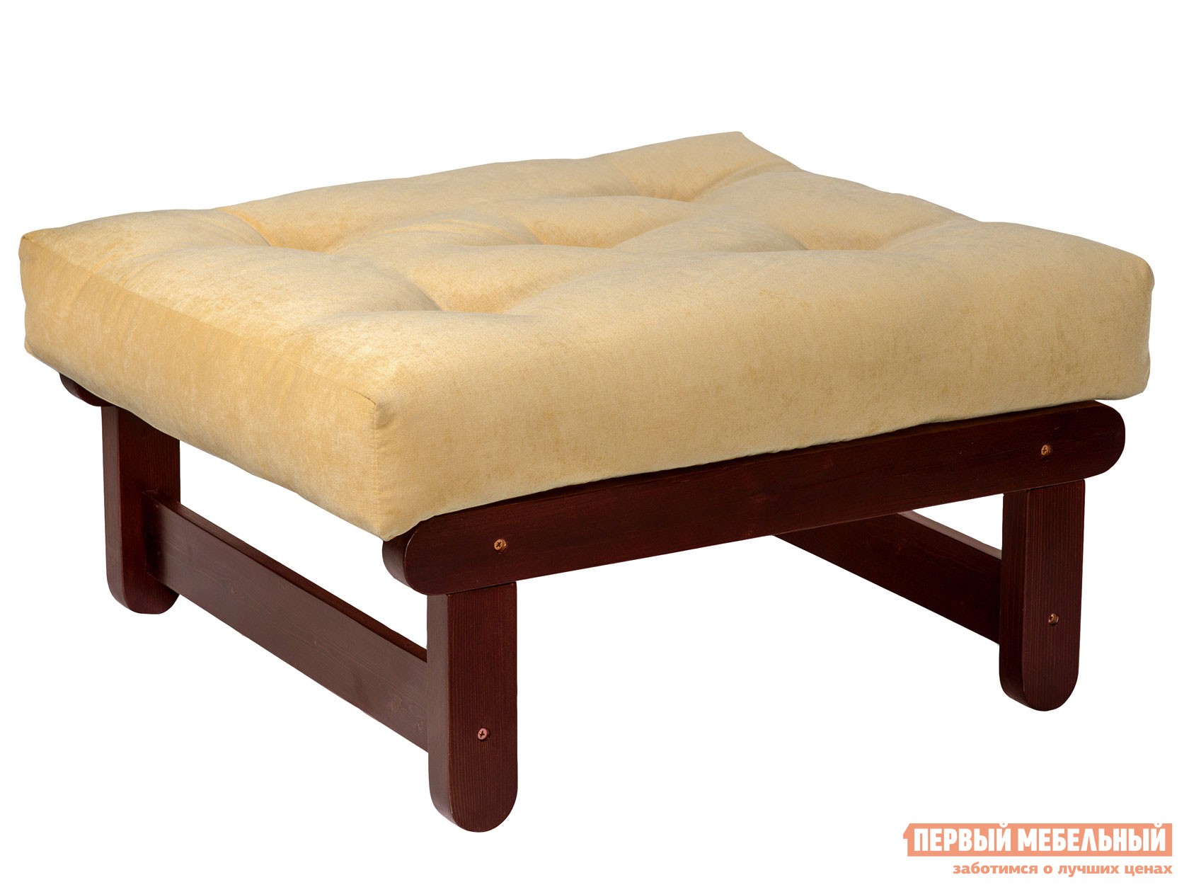 Пуфик  Сламбер П Вишня, Бежевый, вельвет