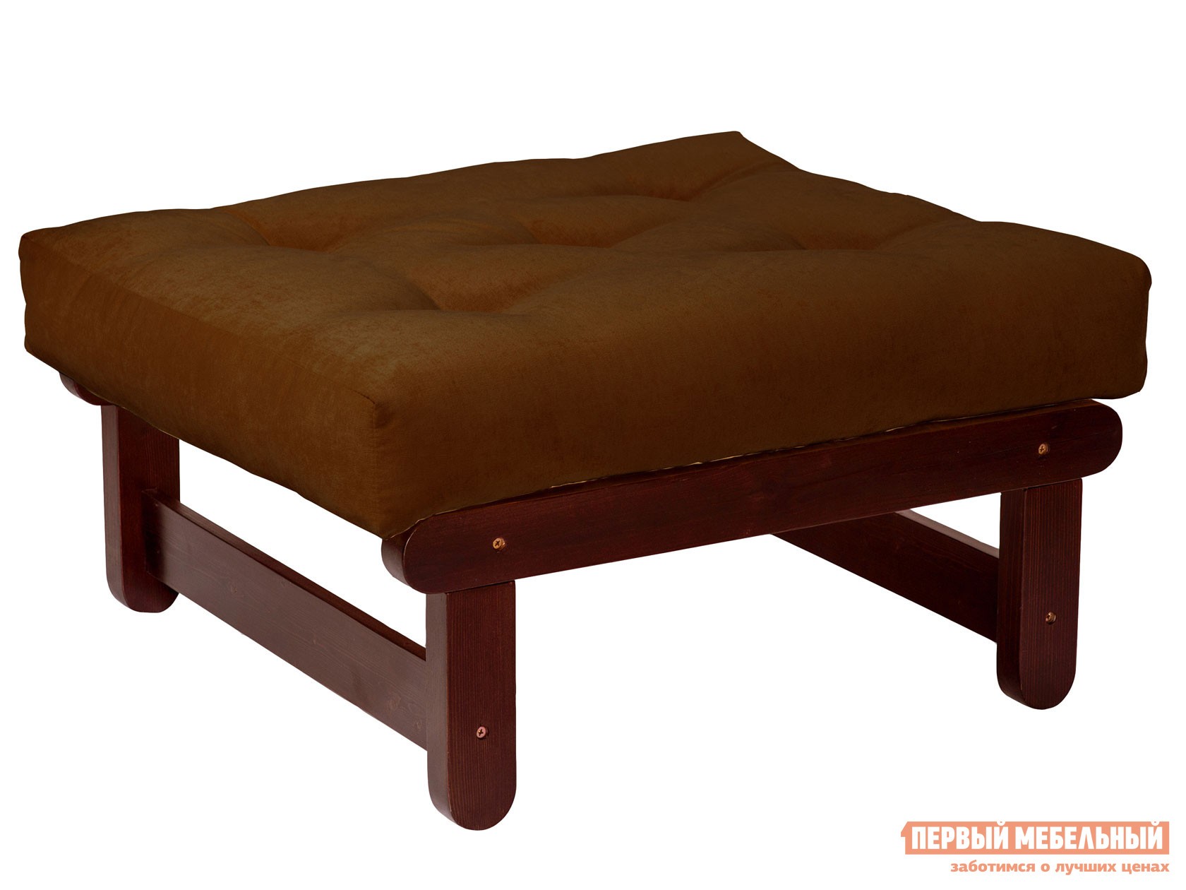 Пуфик  Сламбер П Вишня, Коричневый, вельвет