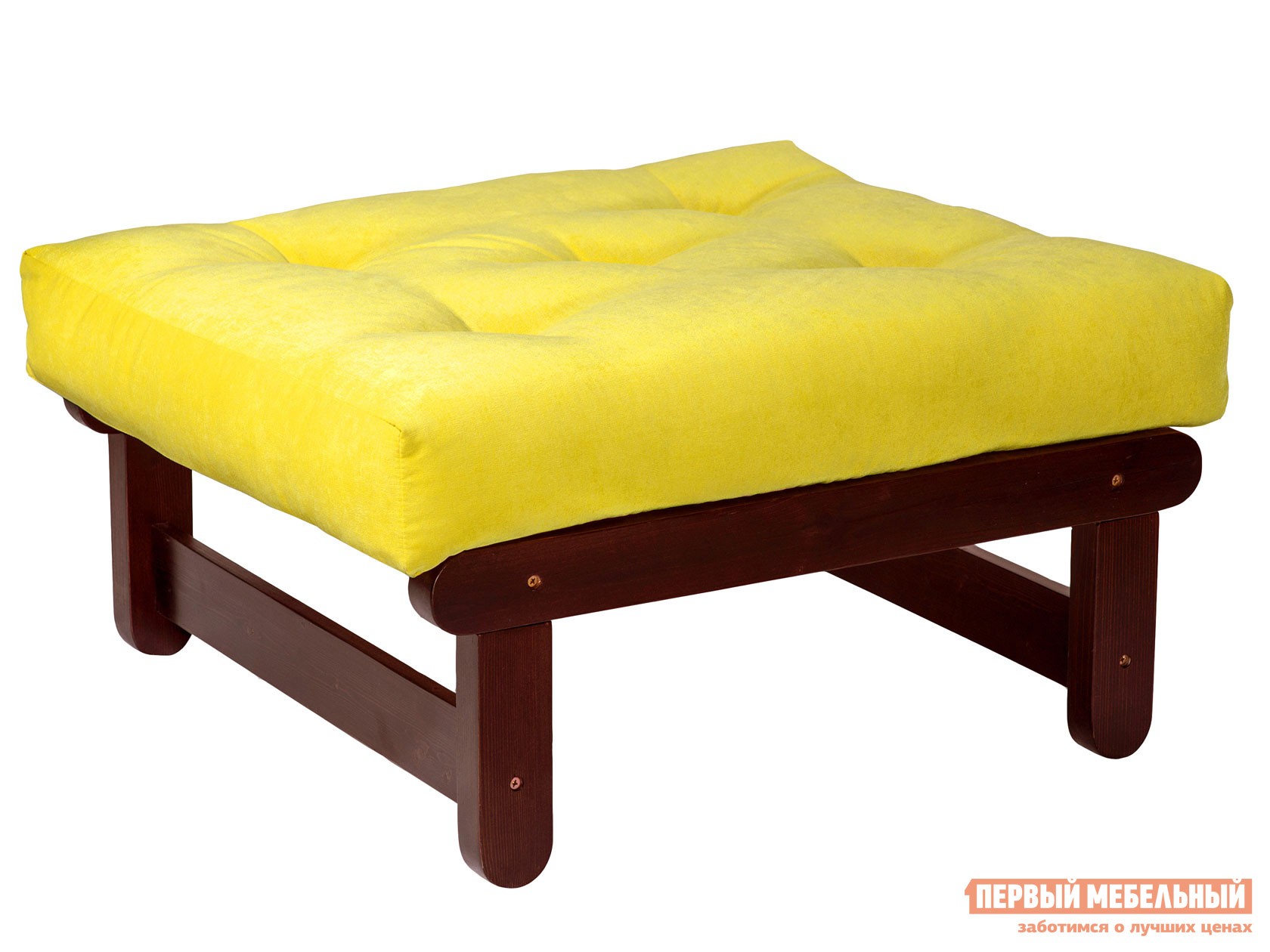 Пуфик  Сламбер П Вишня, Лимонный, вельвет