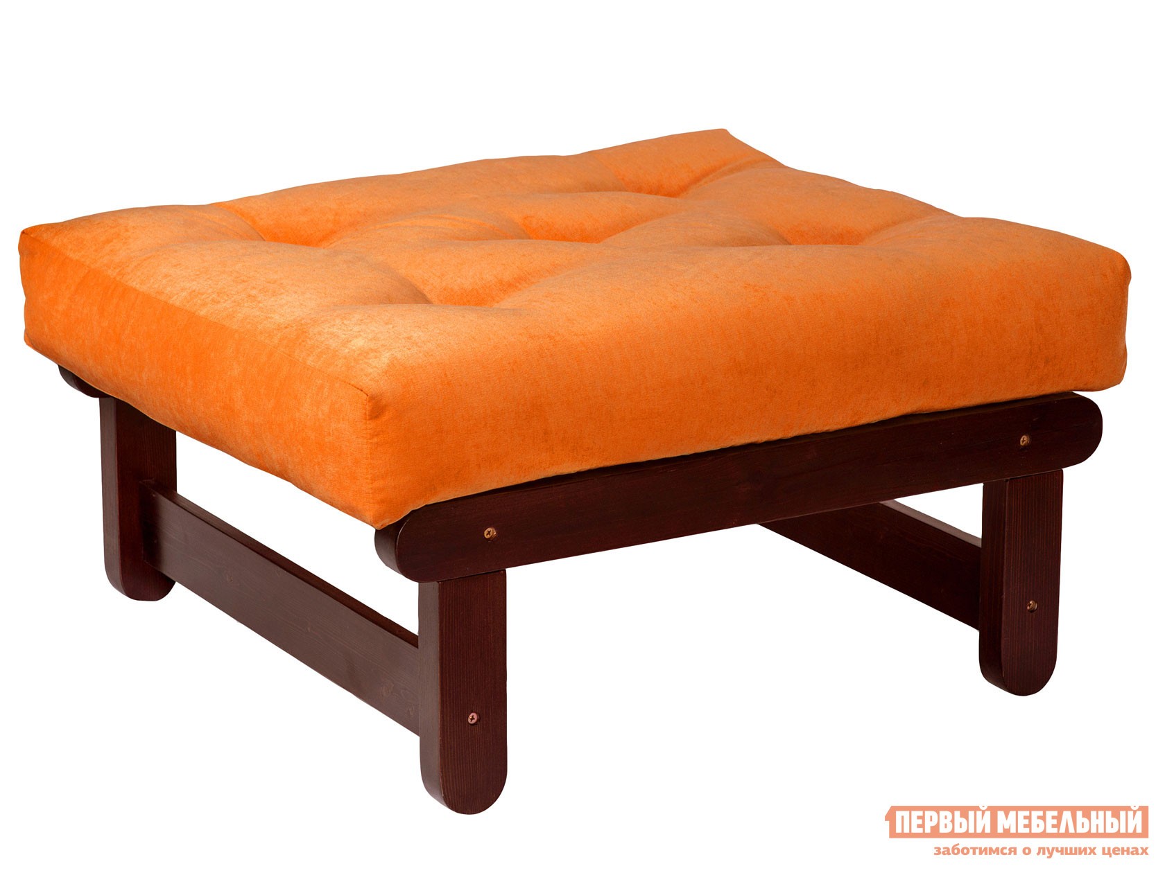 Пуфик  Сламбер П Вишня, Оранжевый, вельвет
