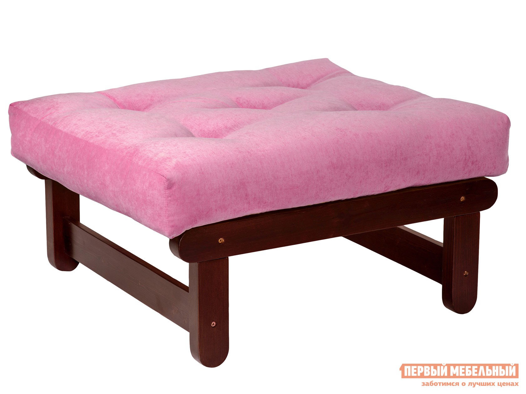 Пуфик  Сламбер П Вишня, Розовый, вельвет