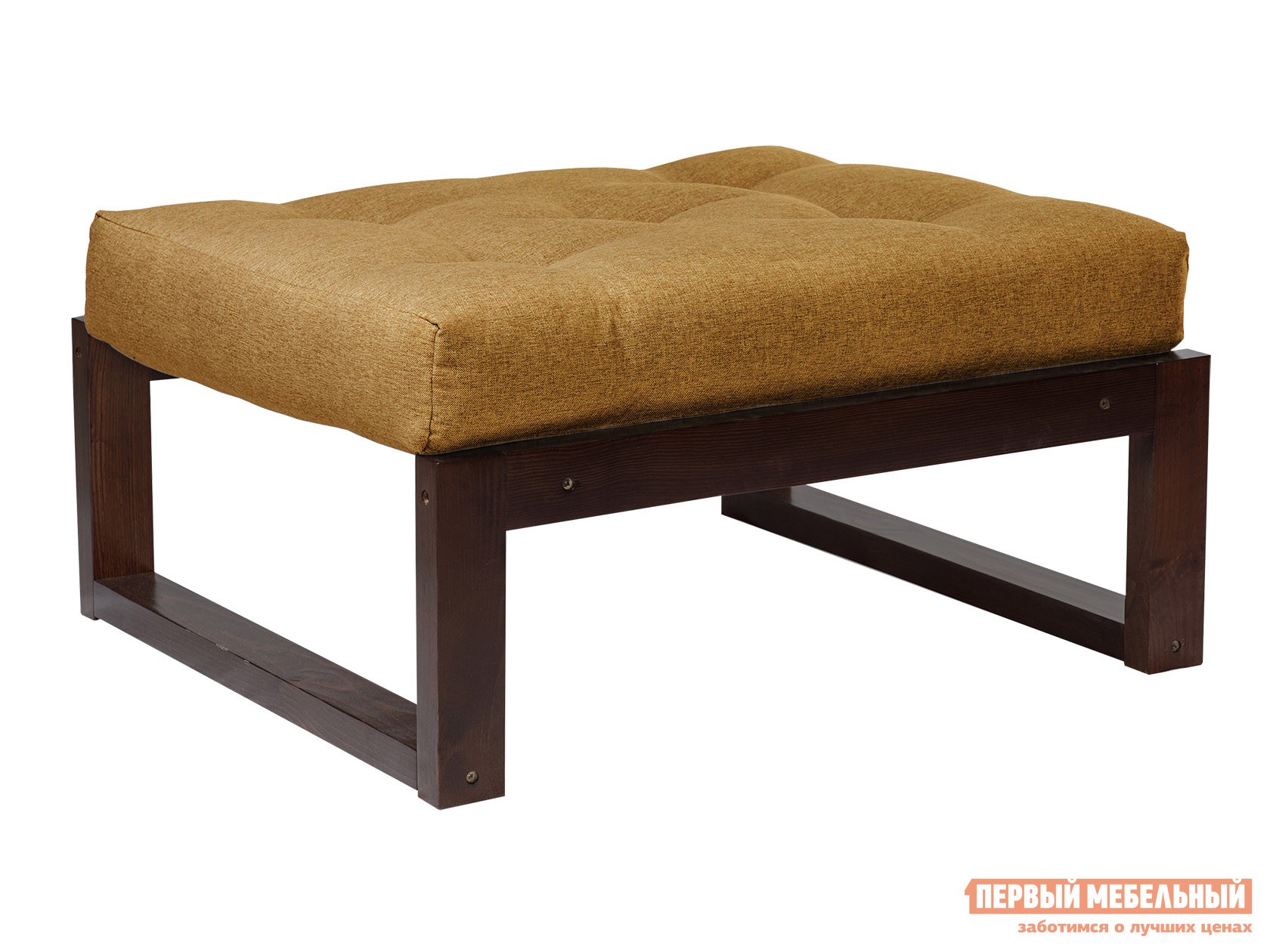 Пуфик  Амбер П Коричневый, рогожка, Орех