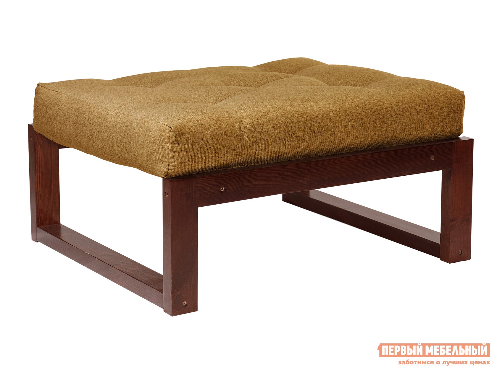 Пуфик  Амбер П Коричневый, рогожка, Вишня