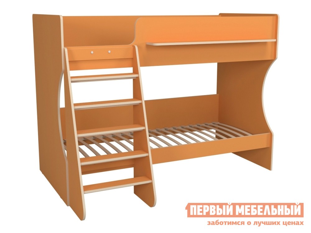 Двухъярусная кровать  Р438 Капризун 3 Оранжевый
