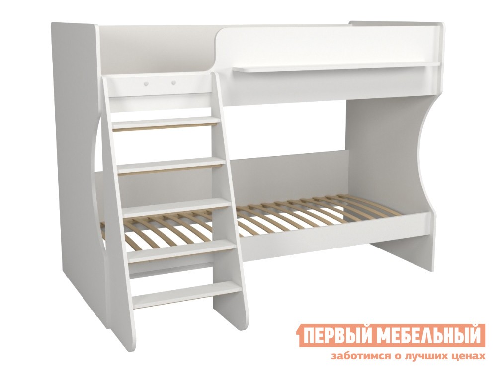 Двухъярусная кровать  Р438 Капризун 3 Белый