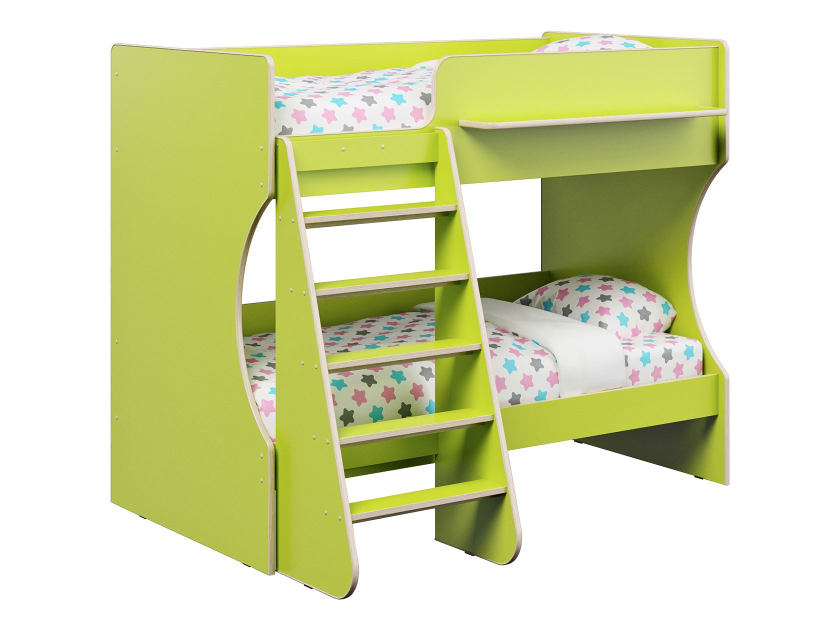 Двухъярусная кровать  Р434 Капризун 3 Лайм