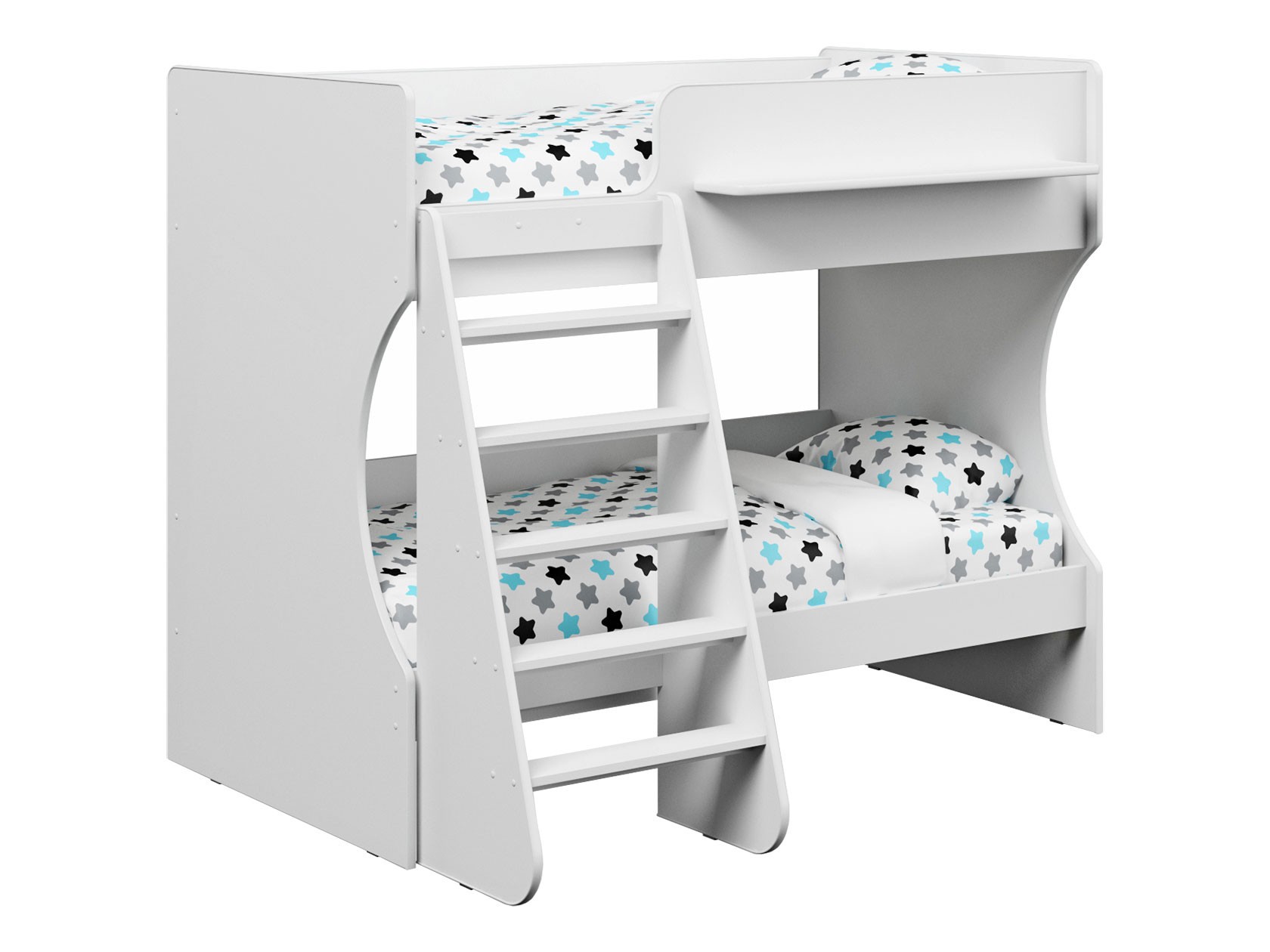 Двухъярусная кровать  Р434 Капризун 3 Белый