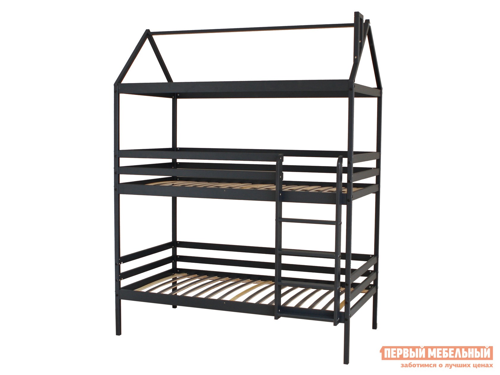 Двухъярусная кровать  Можга Красная Звезда Р429.1 Антрацит