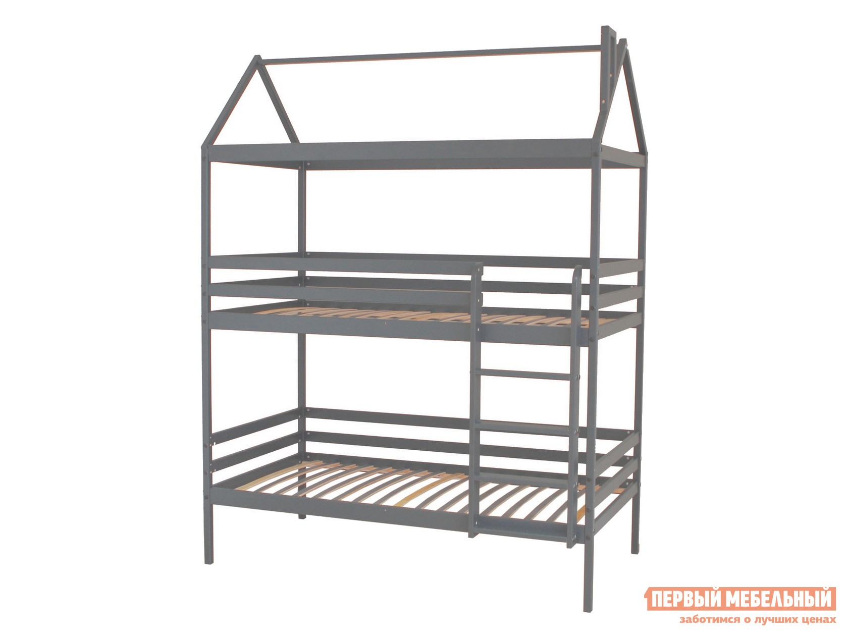 Двухъярусная кровать  Можга Красная Звезда Р429.1 Серый