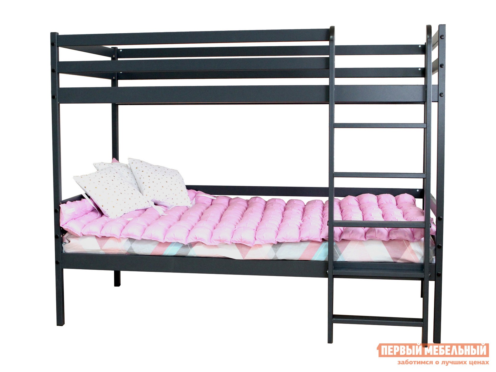 Двухъярусная кровать  Можга Красная Звезда Р426 Антрацит
