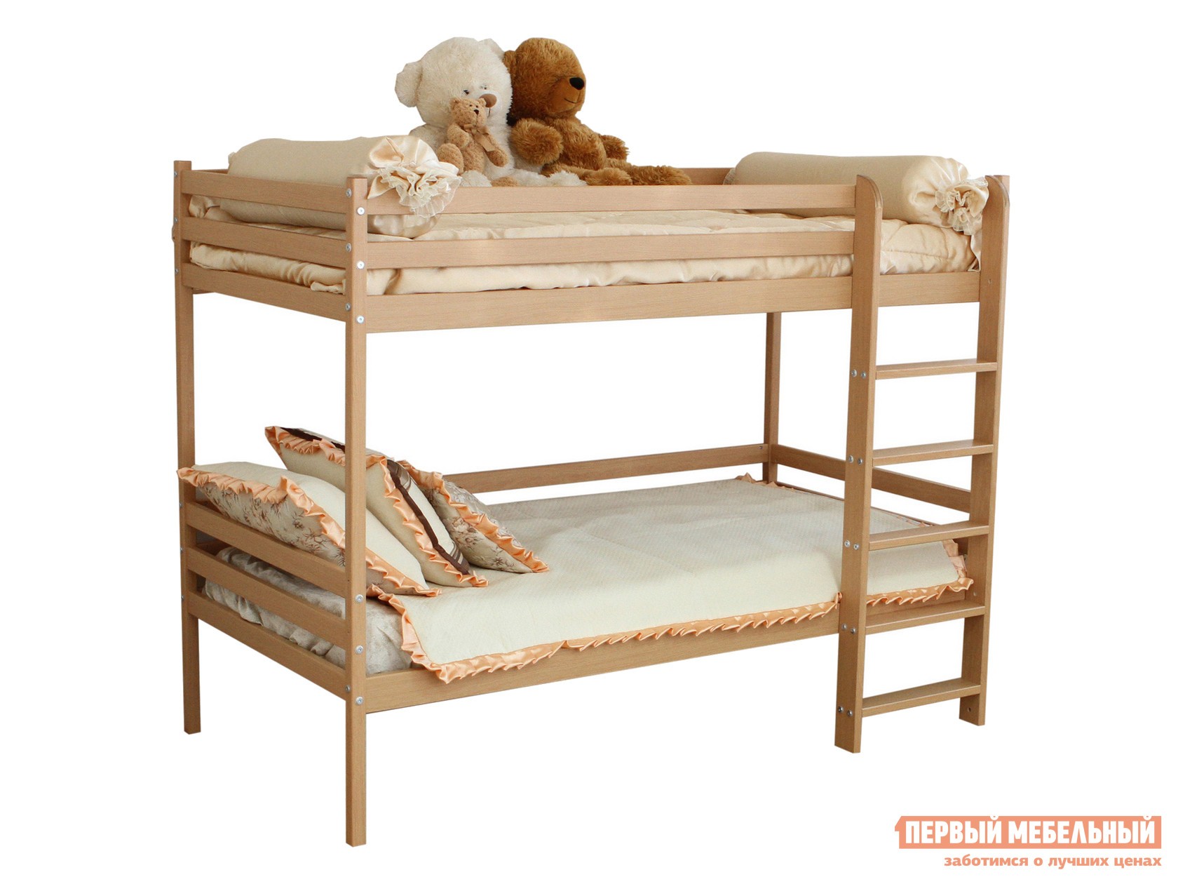 Двухъярусная кровать  Можга Красная Звезда Р426 Бук