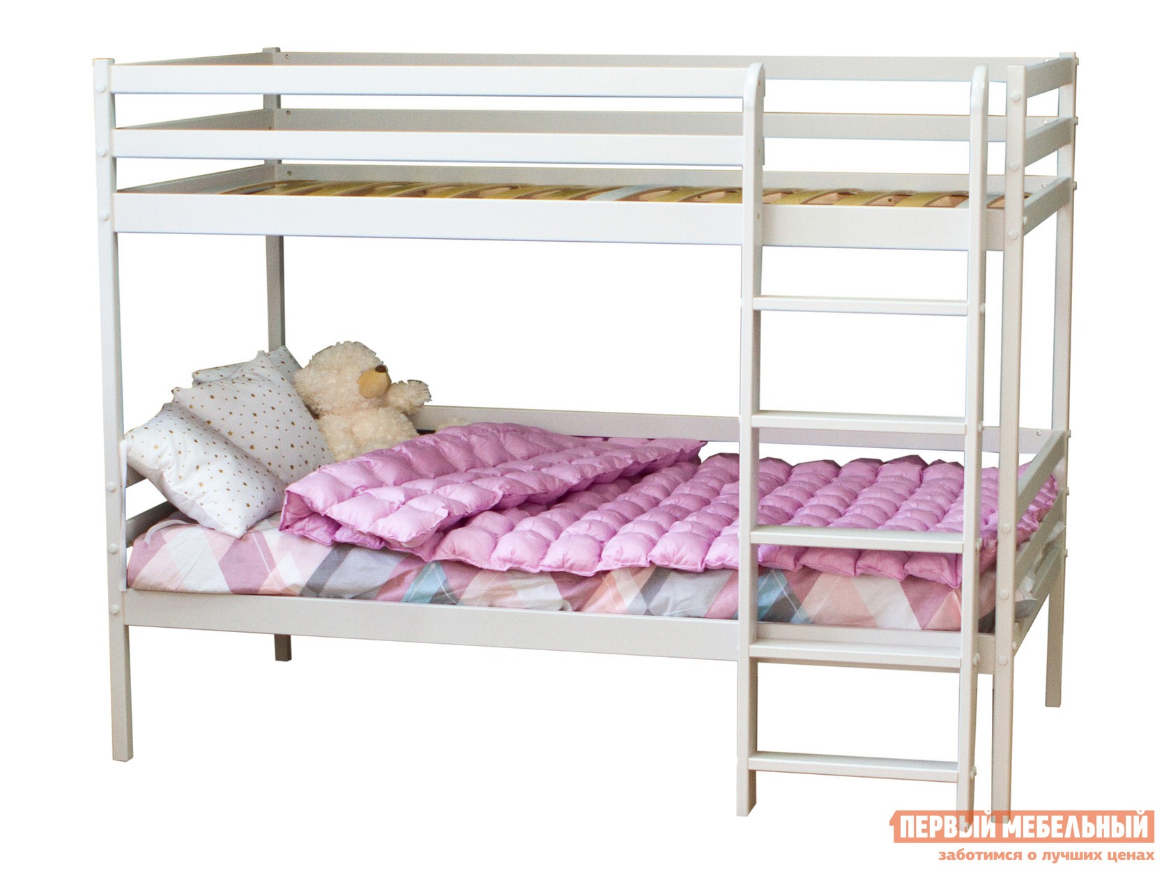 Двухъярусная кровать  Можга Красная Звезда Р426 Серый