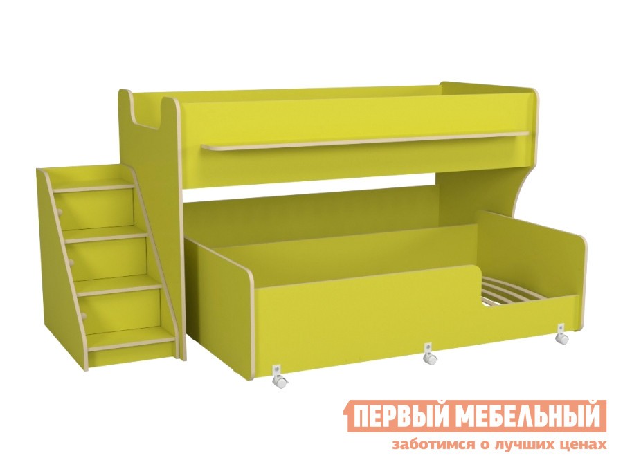 Кровать-чердак  Минки Лайм