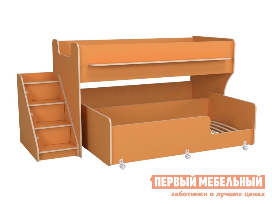 Кровать-чердак  Минки Оранжевый