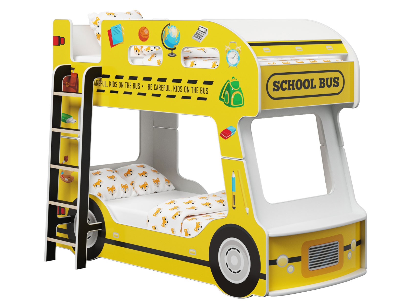 Кровать-машина  Школьный автобус Школьный автобус