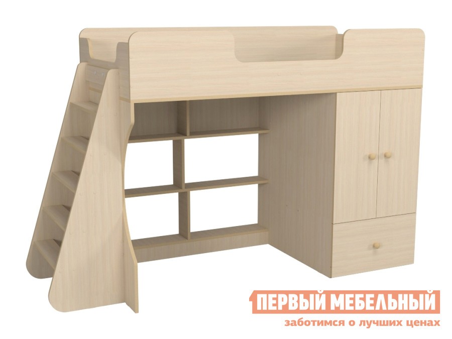 Кровать-чердак  Тернер Дуб млечный