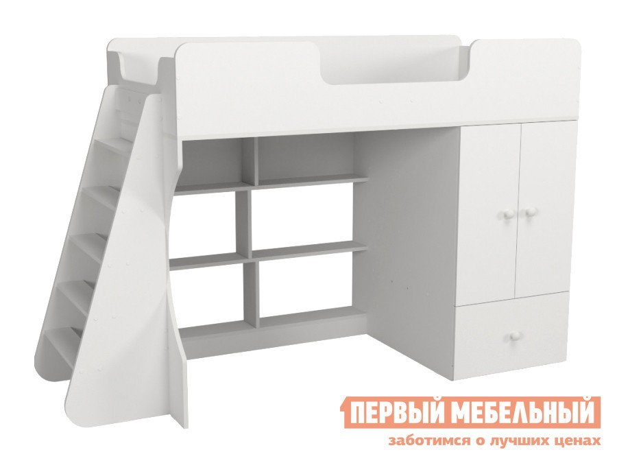 Кровать-чердак  Тернер Белый