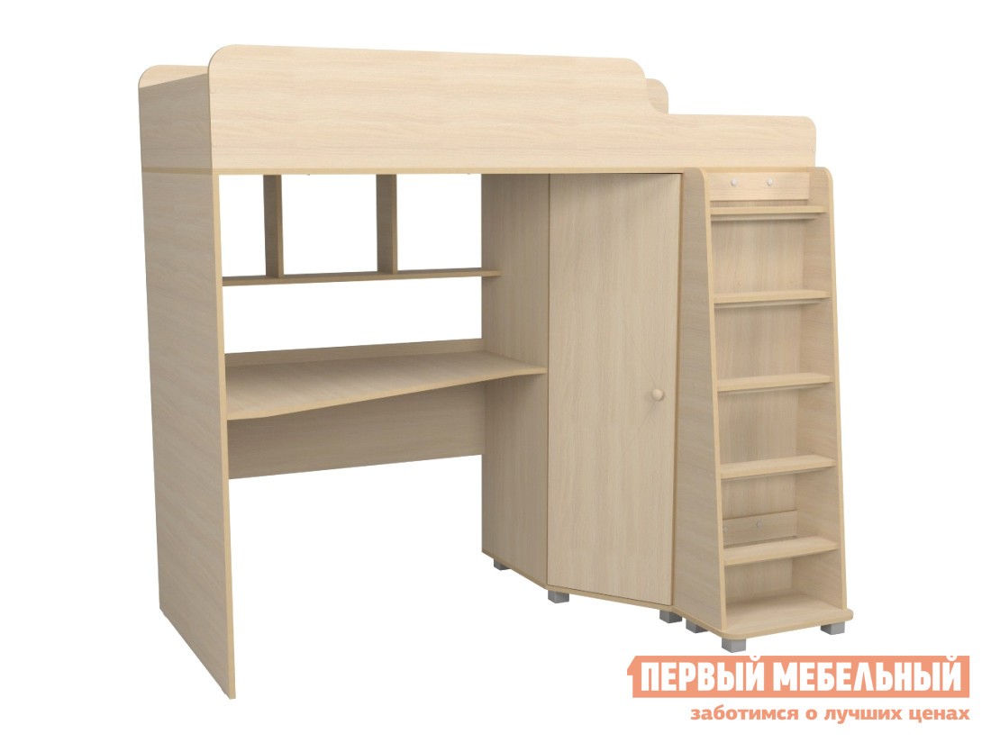 Кровать-чердак  Унвер Дуб млечный