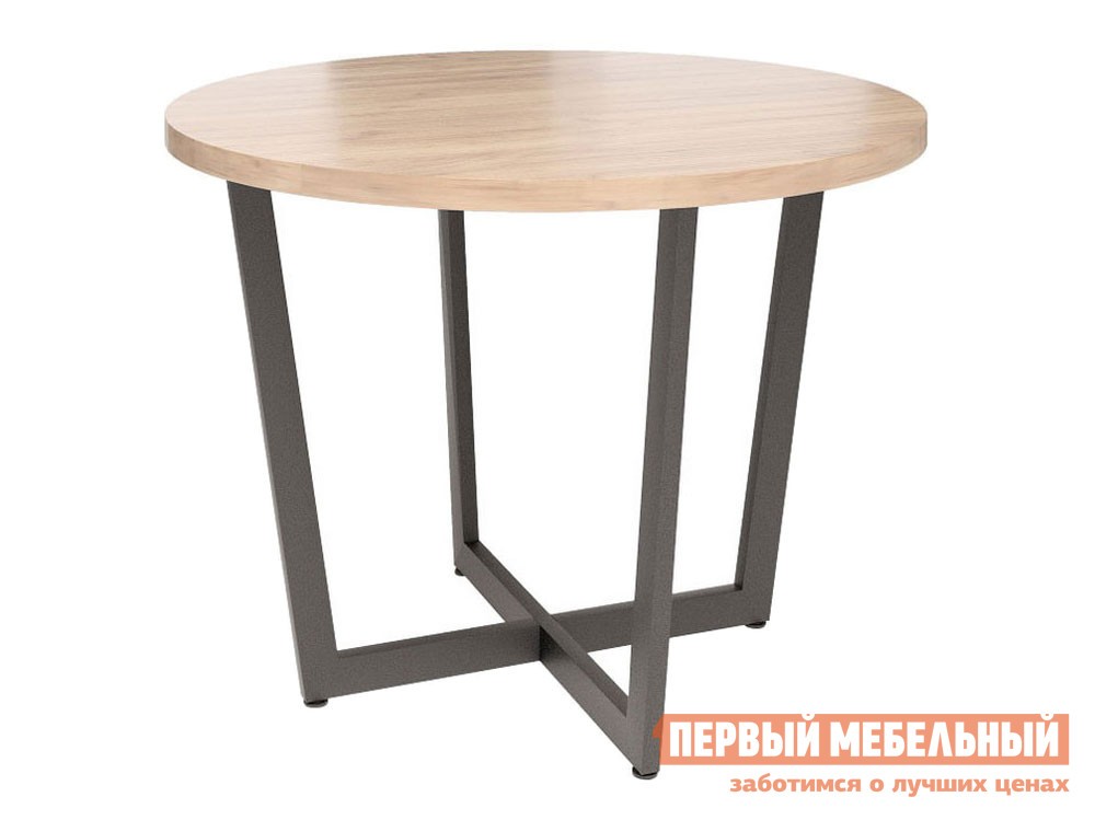 Кухонный стол  Орлеан Дуб Табачный Крафт / Черный муар