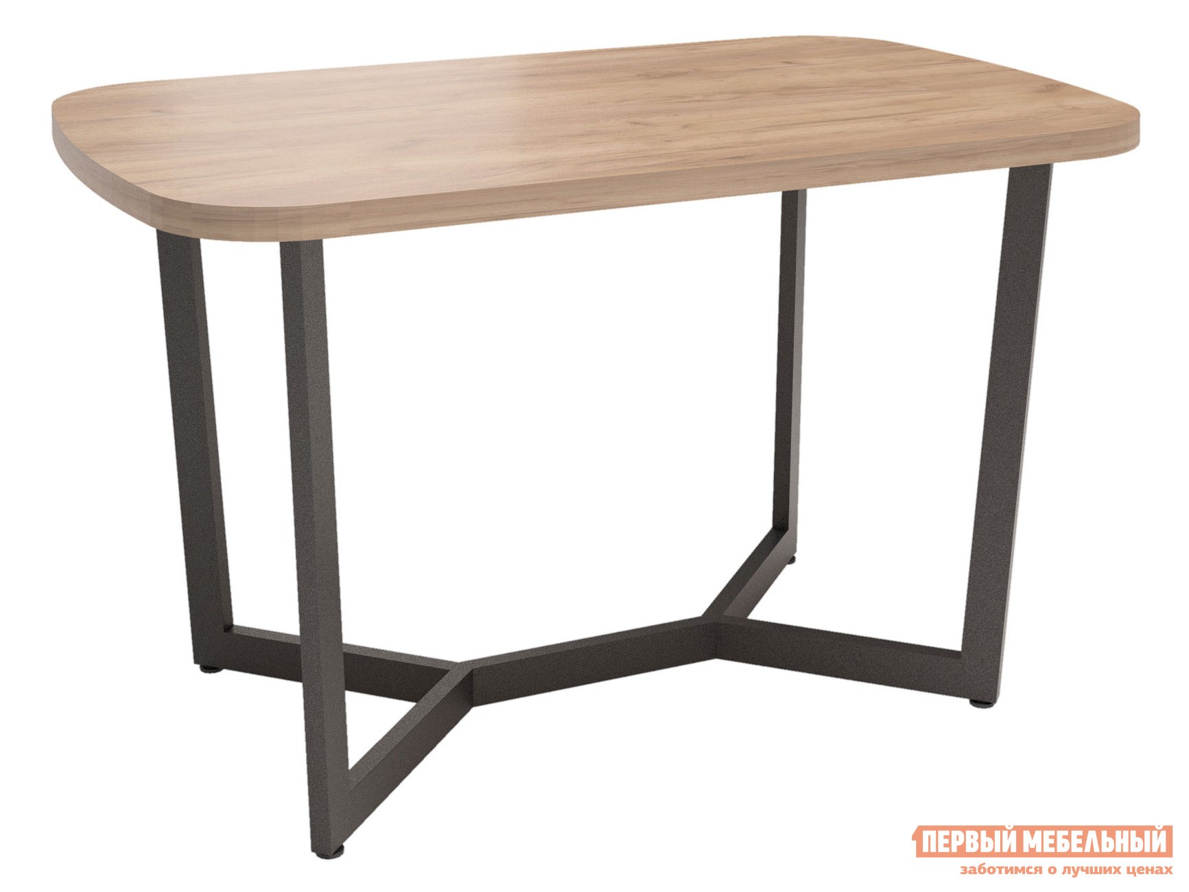 Кухонный стол  Мюнхен Дуб Табачный Крафт / Черный муар