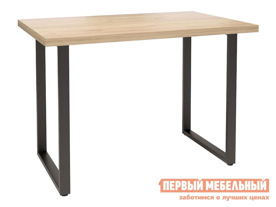 Кухонный стол  Ницца Дуб Золотой Крафт / Черный муар