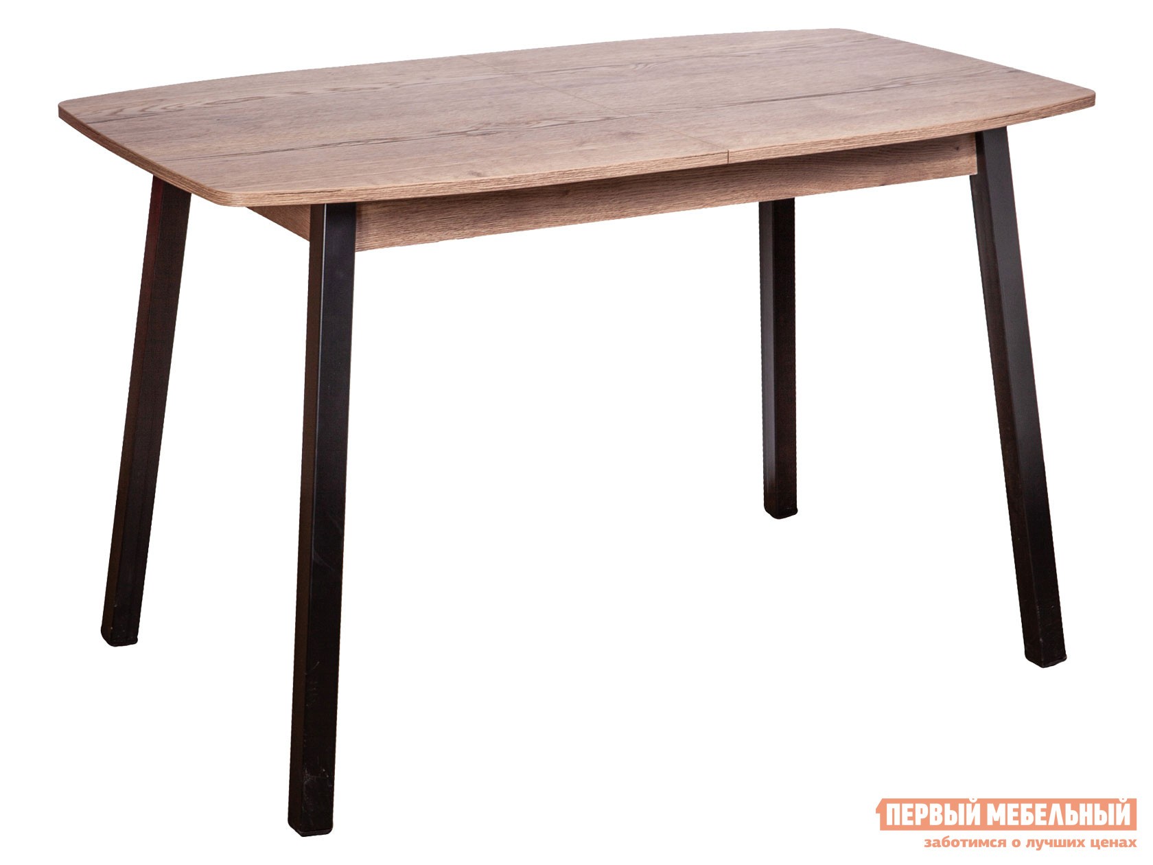 Кухонный стол  ЛИОН Дуб / Черный, металл