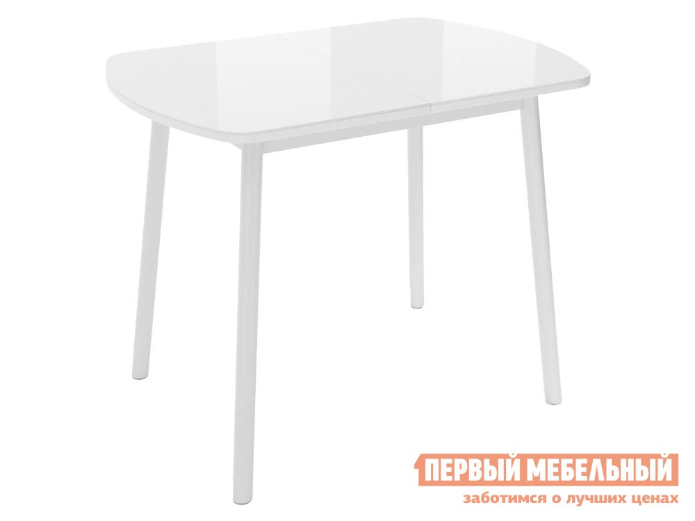 Кухонный стол  ВИНЕР Mini Белый глянец / Белый, металл