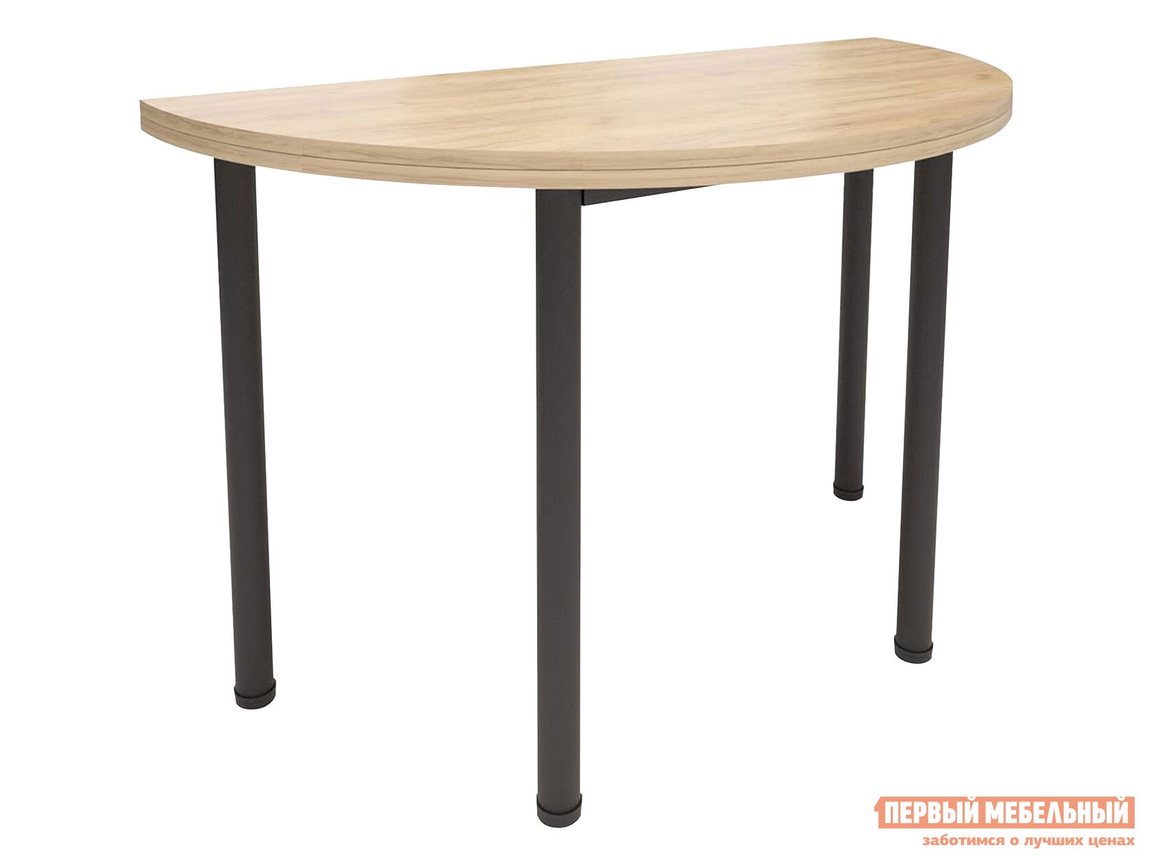 Кухонный стол  Далис 1 Дуб Золотой Крафт / Черный муар