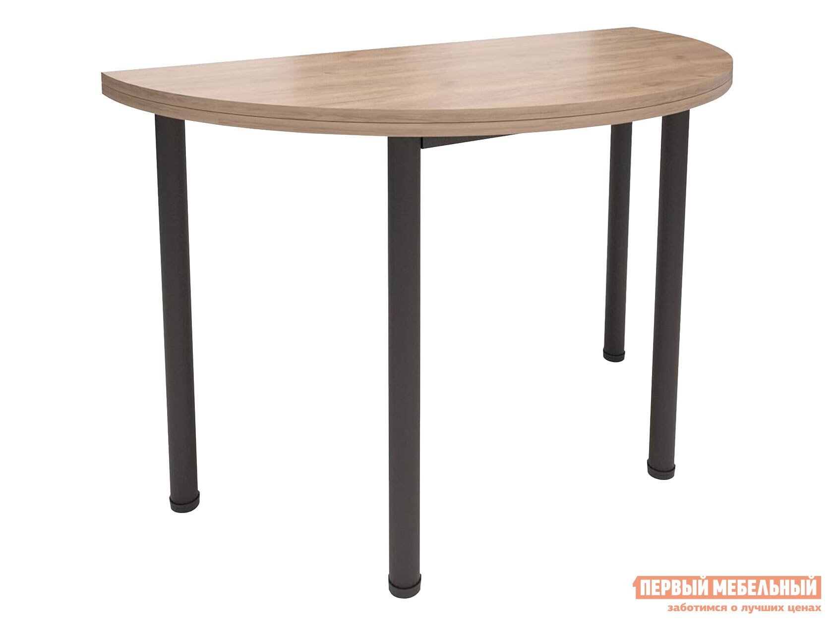 Кухонный стол  Далис 1 Дуб Табачный Крафт / Черный муар