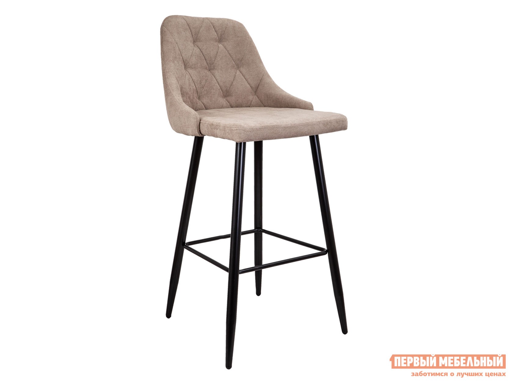 Барный стул  Лара Бежевый, рогожка