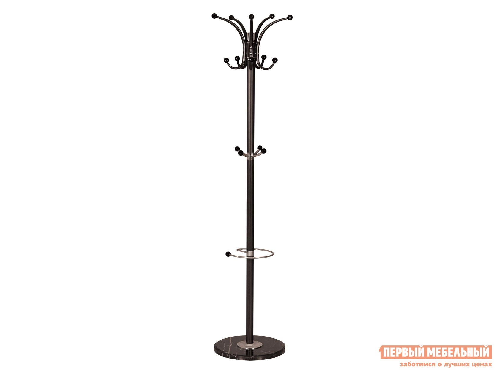 Напольная вешалка  ANTIKA Черный / Черный мрамор