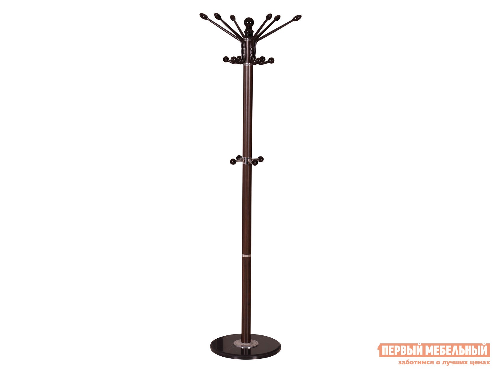 Напольная вешалка  VENTI II Коричневый / Черный мрамор