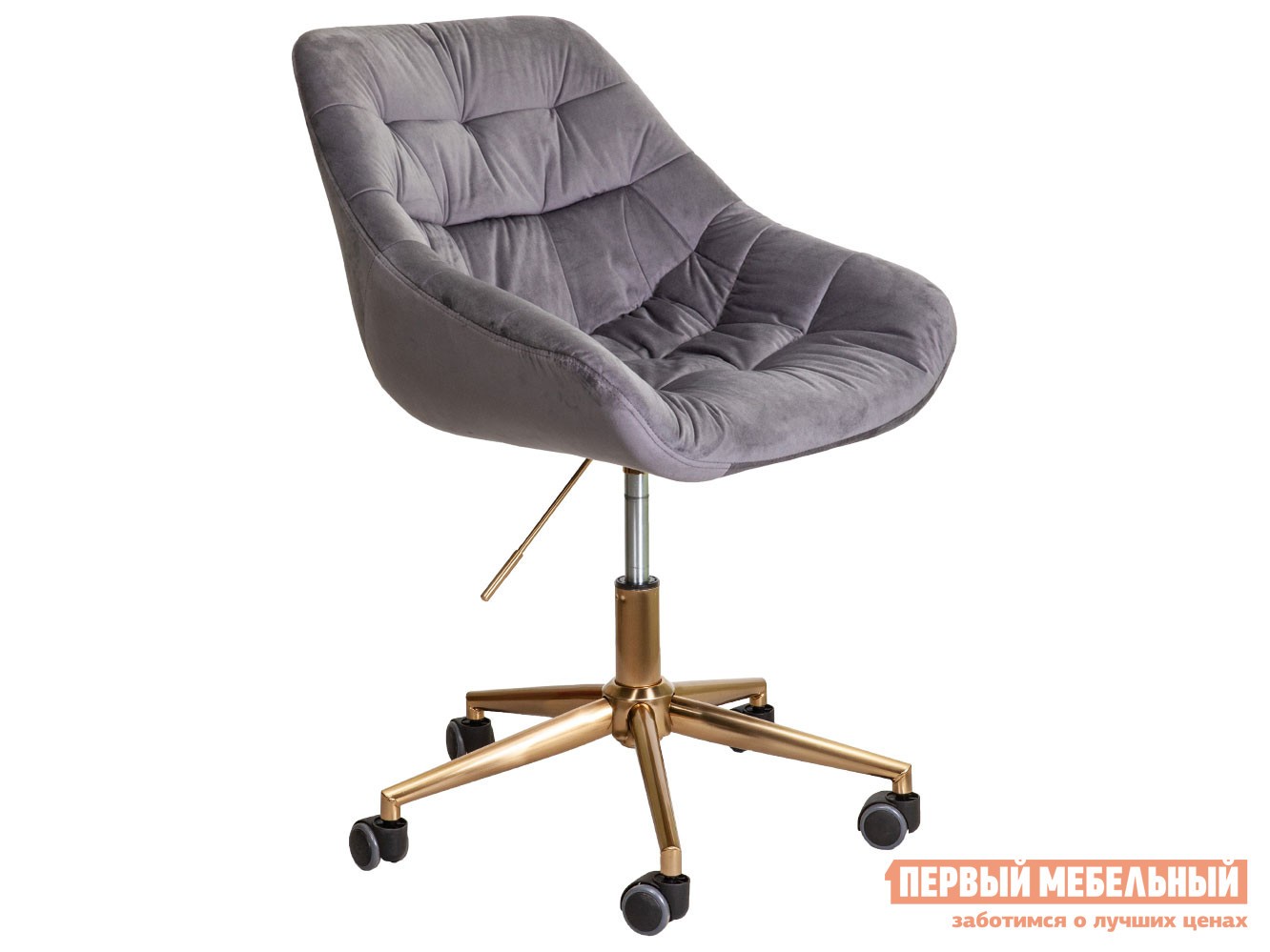 Офисное кресло  BALI Темно серый, велюр