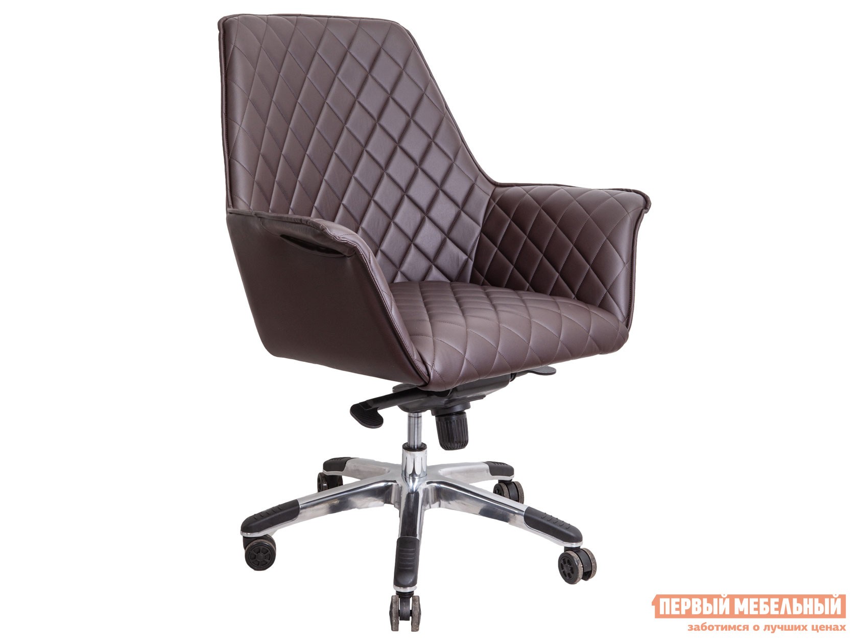 Офисное кресло  MELODY Коричневый, экокожа
