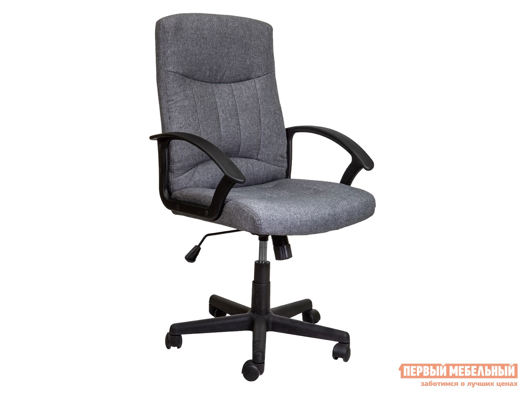 Офисное кресло  Polo Серый, рогожка / Черный