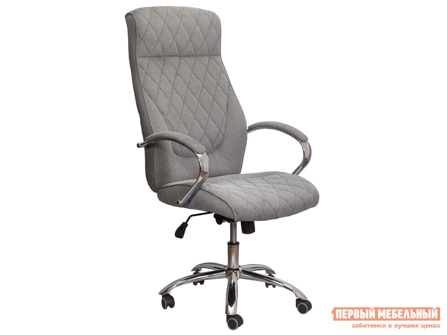 Кресло руководителя  Star Серый, ткань