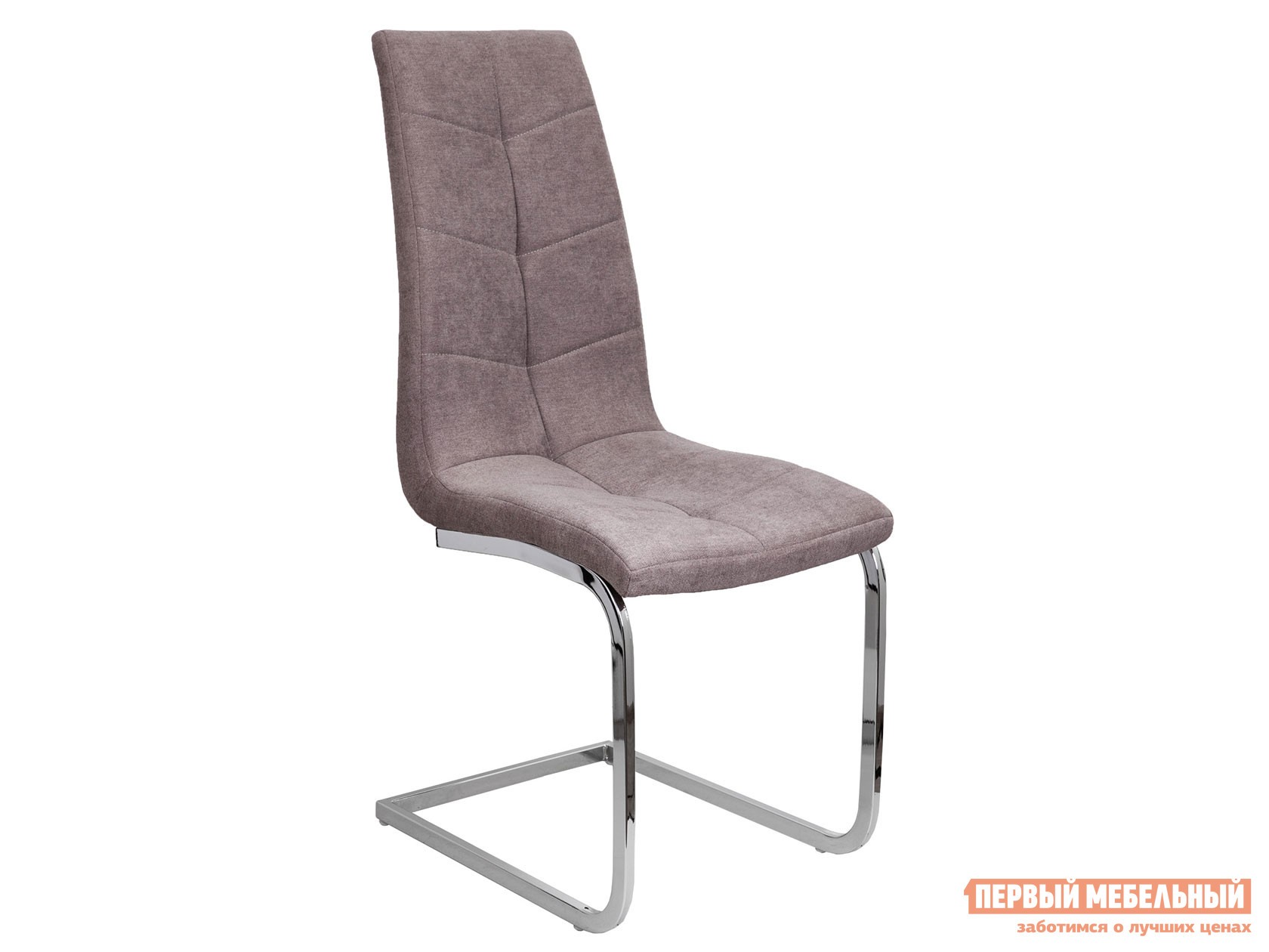 Стул  Томас Светло-коричневый, ткань / Хром